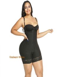 Women039s Shapers Post Compression Garments Strapless Faja Colombianas Lace Body Shaper Slimming Underwear Belly Reductive Gird5351534