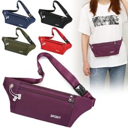 Evening Bags Female Running Waist Bag Waterproof Sports Gym Mobile Phone Bag Men Women Hidden Pouch Sports Running Belt Waist Pack 231129