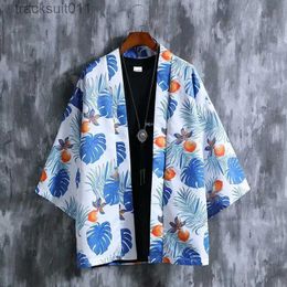 Men's Robes Chinese Style Rayon Couple Kimono Robe Half Sle Print Thin Home Bathrobe Summer New Cardigan Men S-XXL Retro Shirts L231130