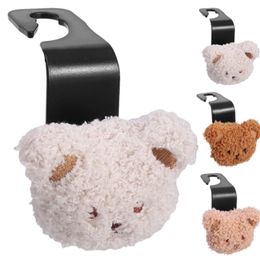 Upgrade Upgrade Cute Bear Hook Car Seat Headrest Storage Holder Cute Bear Hooks Back Seat Hanger Auto Interior Decoration Clip Accessories