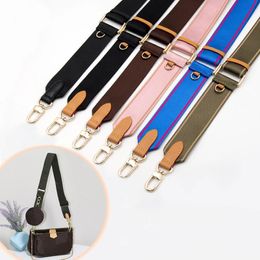 Bag Parts Accessories Canvas Bag Strap Leather Adjustable Messenger Strap Replacement Women Handbag Wide Shoulder Crossbody Strap Webbing Accessories 231130