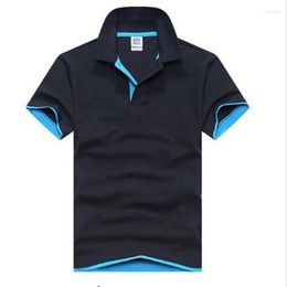Men's Polos 2023 Men's Polo Shirt For Men Desiger Cotton Short Sleeve Clothes Golftennis Plus Size XXXL
