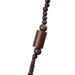 Choker Bohemian Coconut Shell Wood Bead Necklace For Girlfriend Women Girl Jewelry Durable Handcrafted Layered Long