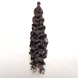 Hawaiian curly woven hair with deep curly crochet braids suitable for black women