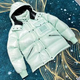 Wqyy Women's Down Parkas Jacket Women's High Version Co Branded Bimengkou 2023 High-end Goose Down Lightning Double Breasted