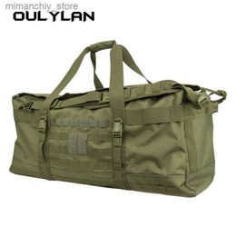 Outdoor Bags Super Capacity 106L Military Tactical Luggage Bag 600D Nylon Waterproof Shoulder Travel Bag Backpack Outdoor Large Camping Bags Q231130