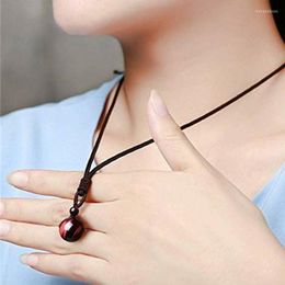 Pendant Necklaces 16mm Tiger Eye Stone For Men Woman Natural Obsidian Bead Crystal Braided Rope Cords Jewellery