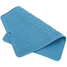 Table Mats Chopping Board Silicone Draining Mat Serving Utensils Silica Gel Heat Resistant Drying