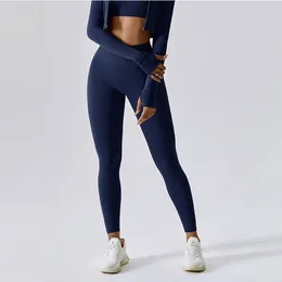 Active Pants No T Line Yoga Gym Leggings Women Girl Fitness Soft Tights High Waist Elastic Breathable Sports Nylon