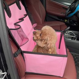 Dog Car Seat Covers Puppy Booster for Front with Storage Pockets Pet Small to Mediumvaiduryd