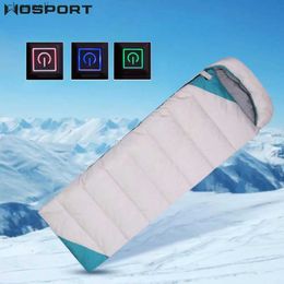 Sleeping Bags Down Bag Adjustable Temperature Compression 3 Heating Levels Lightweight Pad for Cold Weather YQ231130