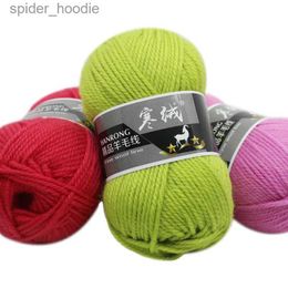 Yarn Wool Blended Yarn for Hand Knitting Coarse Wool Hat Scarf Loose Coat Baby 100g Ball 3Pcs L231130