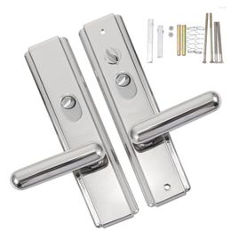 All Terrain Wheels 1 Set Stainless Steel Door Handle Mute Knob Indoor Entry