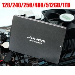 JUHOR Offical SSD Hard Disc Disc 256GB Sata3 Solid State Drive 128GB 240GB 480GB 512GB 1TB 2 5 inch Quickly Desktop Sata 1.0 2.0 Hard Drive for Laptop Computer Server PC