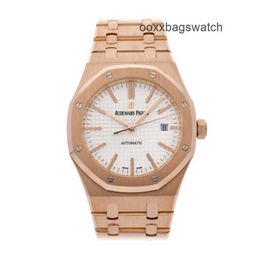 Audemar Pigue Classic Mens Watches Quartz Movement Watch Royal Oak Sign Rose Gold Bracelet Watch 15400OR.OO.1220OR.02 WN-89J5