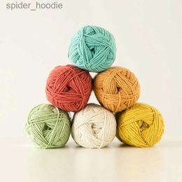 Yarn Susan's Family 50g/roll 4-ply Combed Cotton Baby Wool Ball Sweater The High Quality Crochet Material Cotton Yarn for Crochet L231130