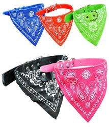 Adjustable Pet Dog Cat Bandana Scarf Collar Neckerchief Dog Bandana Triangle Scarf Collars Pet Cat Puppy Collars Fashion Dog Neckl3161925