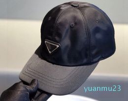 Outdoor Hats Inverted Triangle Metal Logo Cap For Men Woman High Quality Version Baseball Caps Patchwork Summer Sun Visor Drop
