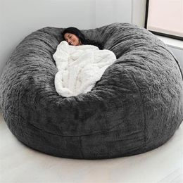 Chair Covers Lazy Bean Bag Sofa Cover For Living Room Lounger Seat Couch Chairs Cloth Puff Tatami Asiento309t