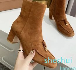 Women Short Boot Runway High Heels Party Dress Autumn