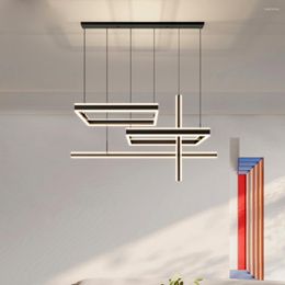 Pendant Lamps LED Lamp Creative Nordic Modern Home Decor Rings Dining Room Indoor For Living Hang Light
