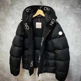 Men's Down Parkas Designer Jacket Winter Warm Windproof Embroidery Letter Nylon Material Mxl Asian Size Couple Model New Clothes 2CD1