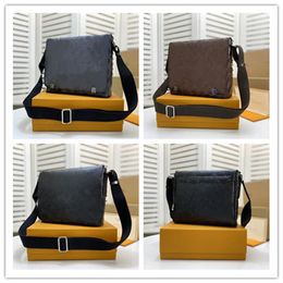 M44000 Fashion Men's Printing Shoulder Bags Brand Leather Messenger Bag Men S High Quality Handbags273V