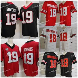 Ohio State Buckeyes 18 Marvin Harrison Jr. Football Jersey 19 Brock Bowers Red White Black Mens Jerseys Stitched Shirts Classic