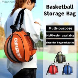 Outdoor Bags Basketball Storage Backpack Oxford Cloth Ball Bag Soccer Storage Shoulder Bag Sports Outdoor Multifunctional Training Backpacks Q231130