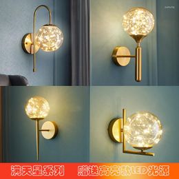 Wall Lamps Reading Lamp Black Sconce Marble Frosting Modern Finishes Crystal Lighting