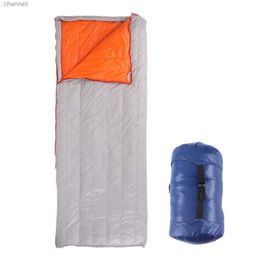 Sleeping Bags 300g/500g Single Person Ultralight Goose Down Sleeping Bag with Storage Bag for Winter Hiking Camping Backpacking Mountaineering YQ231130