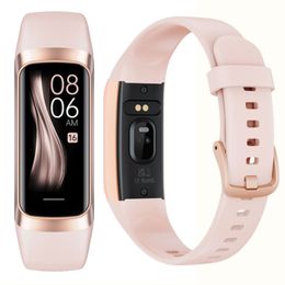 2023 New C60 Smart Bluetooth Bracelet Waterproof Men's Sports Pedometer Heart Rate Blood Pressure 1.1 Inch Screen Ladies Watch