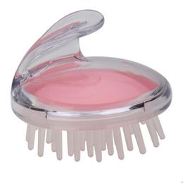 Hair Brushes Head Body Masr Sile Brush Shampoo Scalp Mas Hair Washing Comb Shower Bath Spa Slimming Ca Sqcyko Drop Delivery Dhsmr