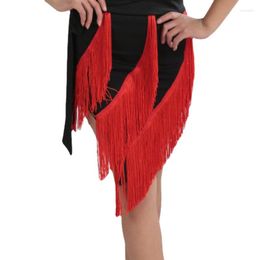 Stage Wear Fashion Tassel Latin Dance Skirt Adult Female Rumba Samba Tango Ballroom Dress Ladies Modern Dancewear