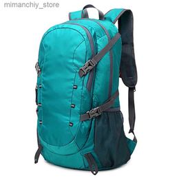 Outdoor Bags Outdoor Backpack Foldab 40L Ultralight Waterproof Soft Camping Shoulder Pack Climbing Travel Mountaineering Hiking Cycling Bag Q231130