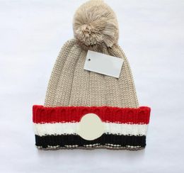 Monclair Hat Man Monclear Hat Beanie Website 1:1 Version Beanie Ms. 2023 Winter New Knitted Designer Luxury Warm Thick Woolen 219