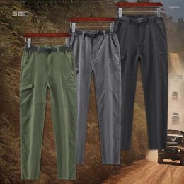 Men's Pants Summer Men Work Cargo Trousers For Sweatpants Oversized Sport Male Joggers Hiking Gym Man Clothing