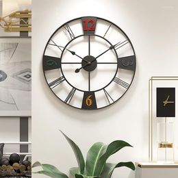 Wall Clocks Quartz Hanging Digital Big Size Metal Minimalist Art Modern Unique Horloge Murale Home Design WSW35XP