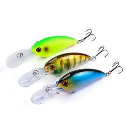 Artificial Plastic Crank Fishing lure Laser Swimbaits 3Colors 14g 10cm Long-Lip 3D Eyes Bionic Fsih Bait Freshwater Crankbaits237W