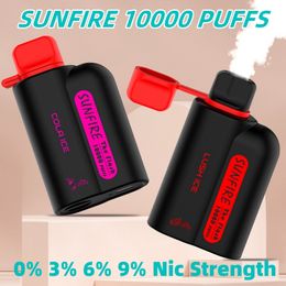 Sunfire shisha E hookah 15000 Puffs 15k Disposable Vape 650mAh Rechargeable Battery 20ml Prefilled Pod 10 Flavours E Cigarettes vs puff DTL MTL 12000 12k shisha vape