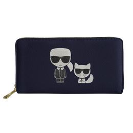 Women PU Wallets Purses Karl Lagerfelds Pattern Girls Long Wallets Kawaii Animal Female Fashion Coin Pockets Bags282N