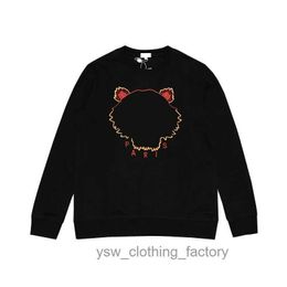 Kenzo Hoodies Sweatshirts Designer Kenz Tiger Head Embroidery Round Neck Pullover Shirt Casual Long Sleeve Ken Couple SE0Q