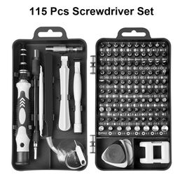 Schroevendraaier 115 Screwdriver set Precision Screwdriver Bit Set Magnetic Torx Slotted Phillips Screwdrivers Bits Kit Phone Repair Hand Tools