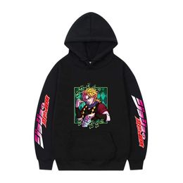 JOJO's Fantastic Shintaro Anime Digital Hoodie with Hood Anime Hoodie