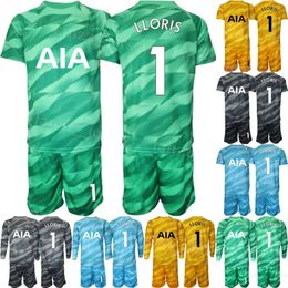 Club Team GK Long Sleeve Soccer 1 Hugo Lloris Jerseys Set Goalkeeper 20 Fraser Forster 40 Brandon Austin 13 Guglielmo Vicario Football Shirt Kits 23/24 Mens Kids ReCi