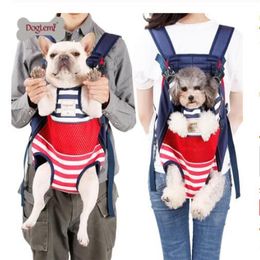 Pet dog cat carrier backpack travel carrier front chest large portable bags for 12kg pet outdoor transportin mochila para perro gb308h