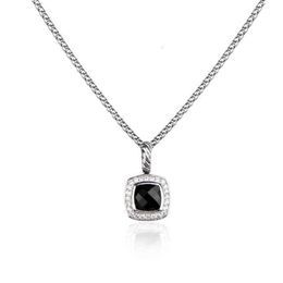 Diamond Pendant Necklaces Dy Jewellery Chain Necklace Designers Men Womens Fashion Black Onyx Petite Vintage Hip Hop Chain Pendants 327K