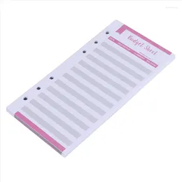 Gift Wrap Expense Tracker Budget Sheets With Hole 24Pcs Loose Leaf Envelop For A6 Wallet Pockets Planner