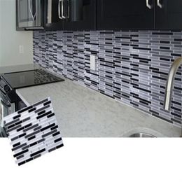 Mosaic Self Adhesive Tile Backsplash Wall Sticker Bathroom Kitchen Home Decor DIY W4283S