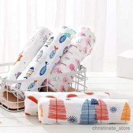 Blankets Swaddling 110cmx120cm Muslin Cotton Baby Swaddles Soft Newborn Blankets Bath Gauze Infant Wrap Sleepsack Stroller Cover Play Mat
